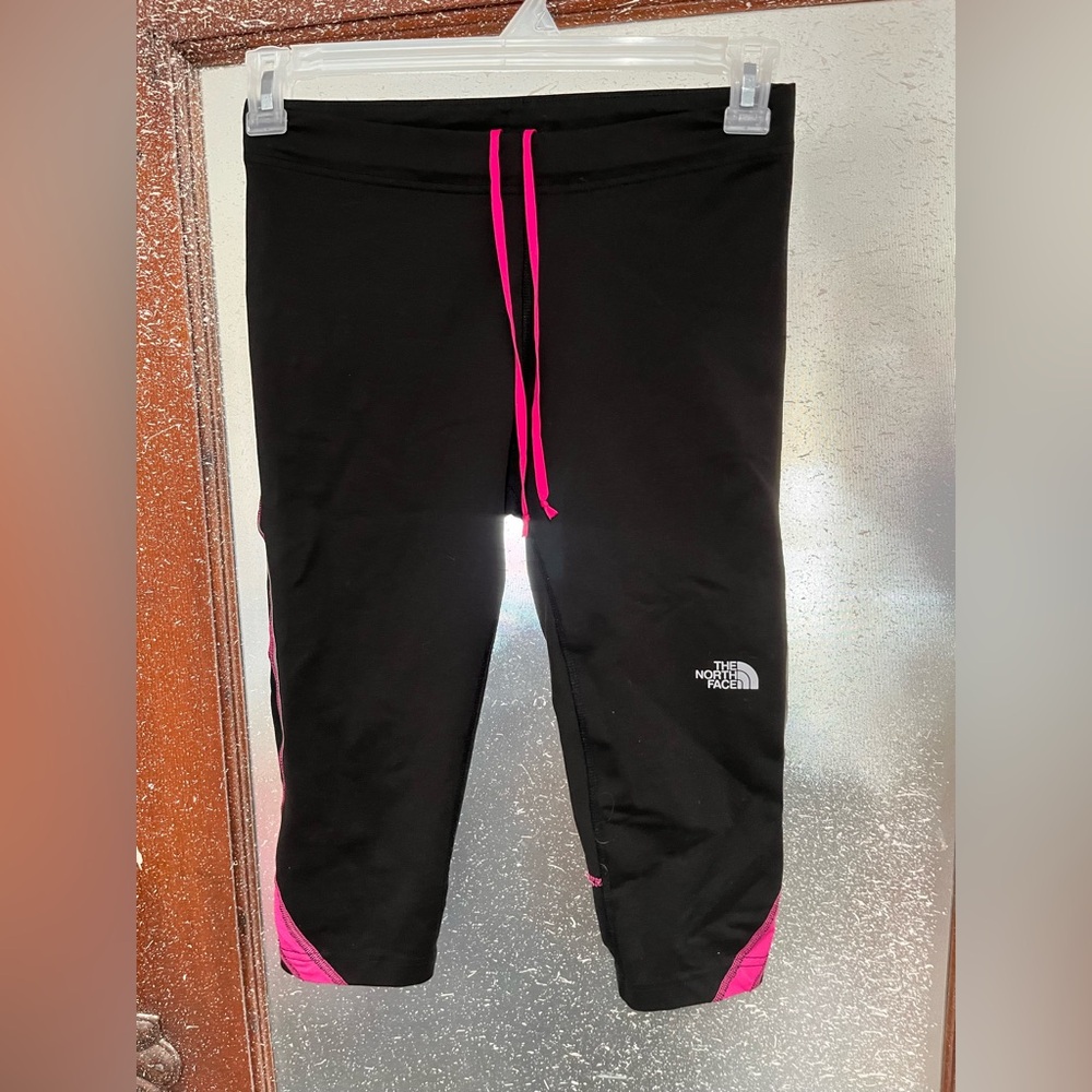 🔴The North Face Women's Black Joggers with Pink Highlights